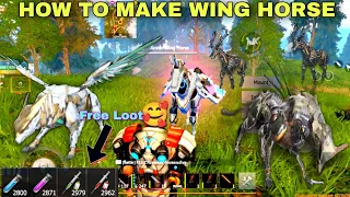 HOW😯 TO MAKE  FREE PET'S 🤫 PEGASUS 🐴 ARMOR WING HORSE || LAST ISLAND OF SURVIVAL