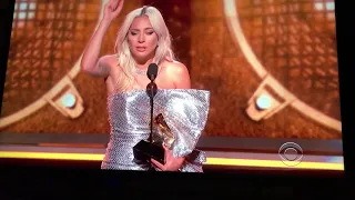 Lady Gaga speech at the Grammys 2019