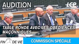 Fin de vie : Table ronde avec les obédiences maçonniques - 25/04/2024