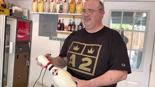 Hey Mike? What’s up with that pin? Ep 5 Mike Freeman’s bowling pin collection - garage Bowling Alley