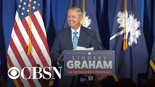 Lindsey Graham speaks after winning reelection in Senate