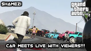 GTA 5 PS5 NEW GEN CAR MEETS LIVE WITH VIEWERS!!! | Shamézi