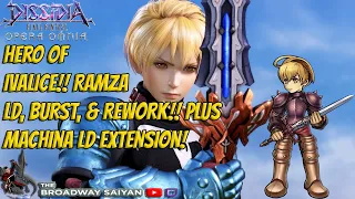 Dissidia Final Fantasy: Opera Omnia HERO OF IVALICE! RAMZA LD & BURST DEBUT!