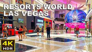 [4K HDR] Resorts World Las Vegas Walking Tour | 2023 | Las Vegas, Nevada