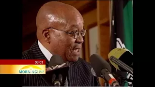 Zuma reaction after NPA dropped his corruption charges #spytapes