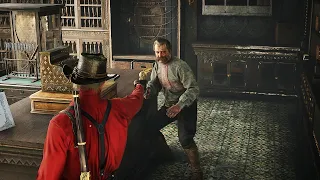 Red Dead Redemption 2 - Funny & Brutal Ragdoll Moments Vol.121 [4K/60FPS]