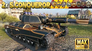 S. Conqueror: Domination with good and average aiming - World of Tanks