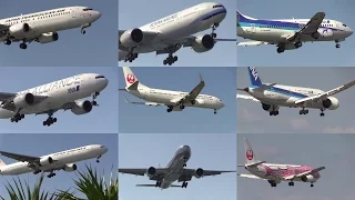 16/12/11 那覇空港 飛行機の着陸シーン Landing Scene of Various Airliner at Naha Airport, ROAH