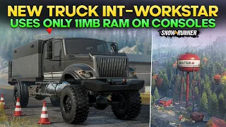 New Truck International Workstar in SnowRunner Uses Only 11MB RAM on Consoles With its Own Add-ons