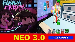 NEW UPDATE {NEO 3 0} ALL CODES! Funky Friday ROBLOX | September 18, 2021