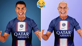 Famous Football Players in OLD Age - Cristiano Ronaldo, Messi, Neymar 😂😂 #like
