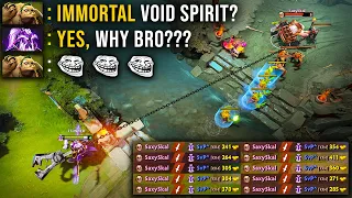 Immortal Void Spirit Mid Against Pudge??? BAD IDEA Bro... | Pudge Official