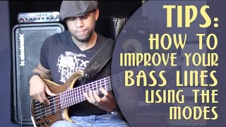 How to improve your bass lines using the modes - Bass Mini Series Lesson 3 - Jermaine Morgan