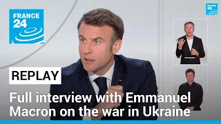 REPLAY: Macron warns Europe's security 'at stake' after uproar over Ukraine ground troops comment