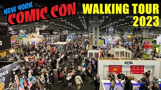 New York comic con 2023  -Show Floor Walkthrough - Full Tour - 4k