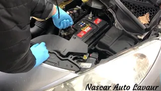 ✅Changer batterie Peugeot 207 Hdi et 207 CC - 207 SW (TUTO) how to change Battery 207