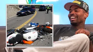 T-Rell On If He Would've Still Ran From The Police During Motorcycle Accident