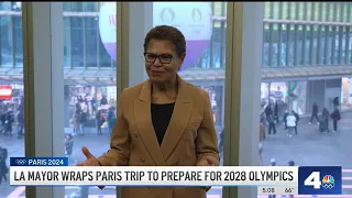 LA Mayor wraps Paris trip to prep for 2028 Olympics