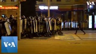 Police Clash With Protesters After Belarus Presidential Vote