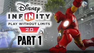 Disney Infinity 2.0 Gameplay Walkthrough Part 1 - IRONMAN - Let's Play Playthrough - Avengers