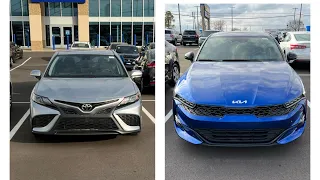 Toyota Camry vs Kia K5….Trend or Trad?