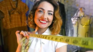 ASMR - 1950s Suit Fitting & Colour Analysis