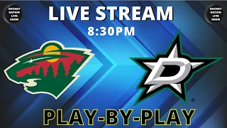 LIVE STREAM PLAY-BY-PLAY: MINNESOTA WILD VS DALLAS STARS PART #1