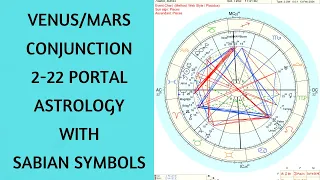 VENUS & MARS CONJUNCTION/222 PORTAL/NEW COVENANT ACTIVATION ASTROLOGY WITH SABIAN SYMBOLS