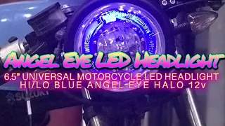 The $20 motorcycle headlight (HI/LOW & ANGEL-EYE LED)