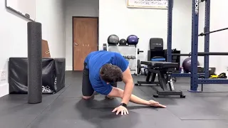 Thoracic mobility exercise - thread the needle