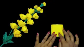 DIY। Easy Beautiful Paper Flowers Making। How To Make Paper Flowers। Flowers Making। Paper Craft