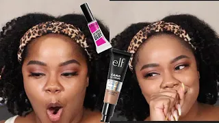 NEW NYX The Brow Glue & e.l.f. Camo CC Cream Tan 425N | Lit or Sh*t? | GRWM | LQLove