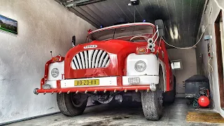 *TATRA 138 CAS 32 * učeň za volantem :D (driving 53 year old firetruck) GoPro 9 *4K