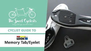 Cyclist guide to installing Look Keo cleats using the Look Memory Eyelet and Look Memory Tab