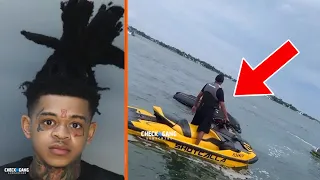 SpotemGottem Run From Police On Jet Ski Gets Arrested In Miami 😳