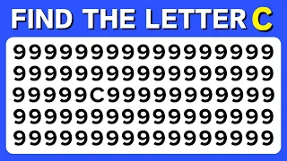 Find the ODD One Out - Numbers and Letters Edition ✅ Easy-Medium-Hard-32 levels New Year 2024 🥳🎉