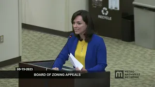 06/15/23 Board of Zoning Appeals