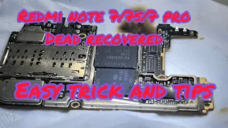 Redmi note 7s dead recovered ( solution step by step )