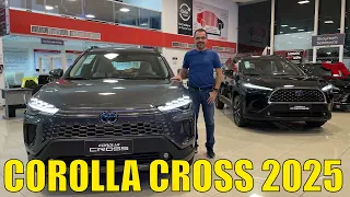 Toyota Corolla Cross 2025 - Tudo o que mudou