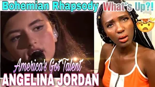 SINGER REACTS to Angelina Jordan  Bohemian Rhapsody- America's Got Talent| FIRST REACTION