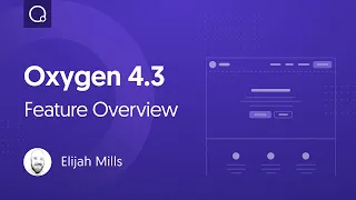 What's New In Oxygen 4.3 - Accessible Menu Element