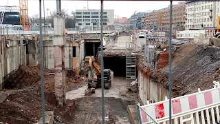 S21 Baustellen Update : Neubau der Bahnsteighalle in Stuttgart