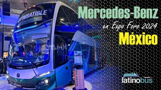 Mercedes-Benz y su muestra en el Expoforo 2024 en Ciudad de México. Un vistazo al estilo Latinobus.