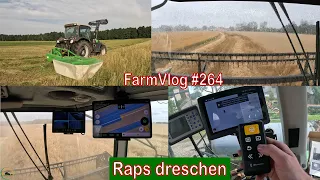 Farmvlog #264: Raps ernten | neues Mähwerk | Fernbedienung für FJD Dynamic Lenksystem