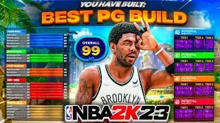 NBA 2K LEAGUE PRO SHOWS BEST PG BUILD IN NBA 2K23! *THIS PG BUILD DOES IT ALL *