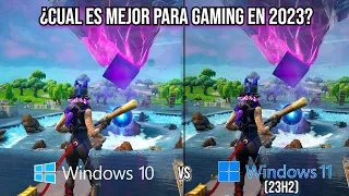 ¿Windows 10 vs  Windows 11(23H2) en 2024 Cual es Mejor para Juegos ? Fortnite,Valorant,CSGO 2 ,AMD