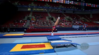 KHRISTENKO Alina (RUS) - 2017 Trampoline Worlds, Sofia (BUL) - Qualification Double Mini Routine 2