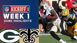 Green Bay Packers vs New Orleans saints week 1 full game highlights