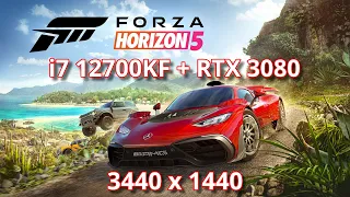 Forza Horizon 5 I i7 12700KF + RTX 3080 I 3440x1440