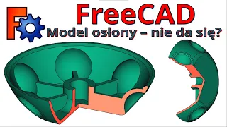 [256] FreeCAD - Osłona wentyla raz jeszcze - alternatywna metodyka wykonania modelu 3D - tutorial